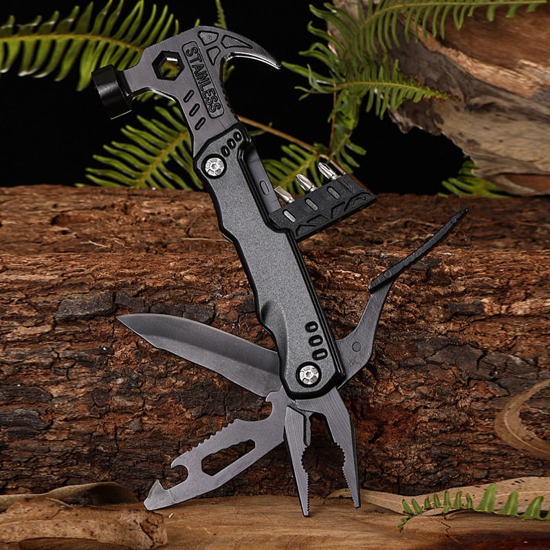 Multifunctional Pliers Multitool | Stainless Steel Claw Hammer