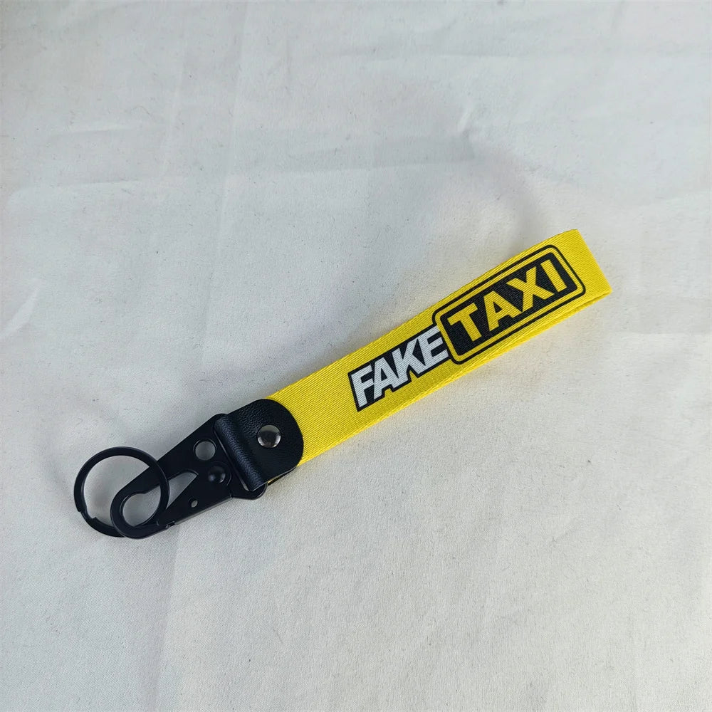 Funny Car Keychain Keyring | FAKETAXI Key Tag Gadget