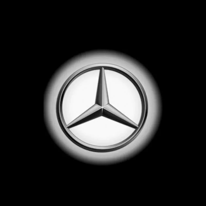 2X Door Welcome Shadow light For Mercedes Benz AMG CLA CLS E class Coupe W117 C117 C118 W118 W218 C218 C205 S205 C207 A207 C257 W257 C238 W238 Led Car Door Light