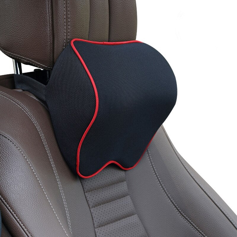 Cotton Breathable Car Neck & Back Rest Pillows | Ultimate Comfort