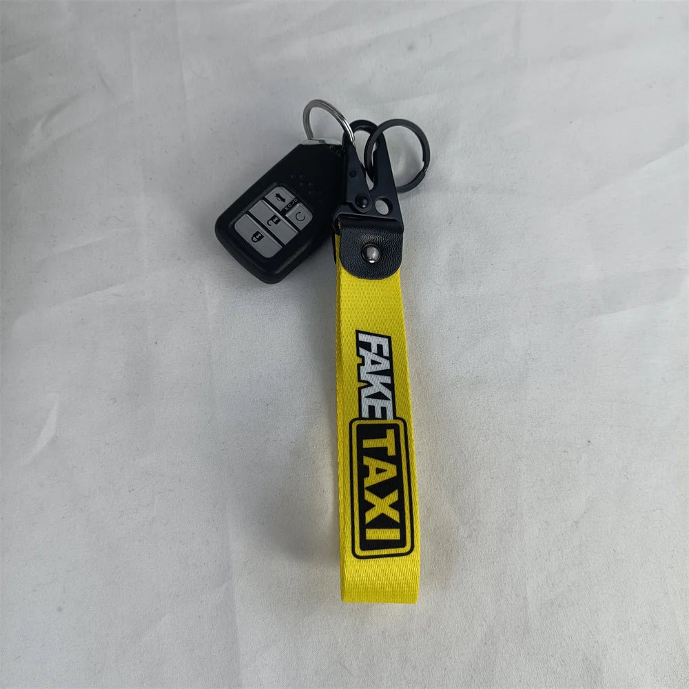 Funny Car Keychain Keyring | FAKETAXI Key Tag Gadget