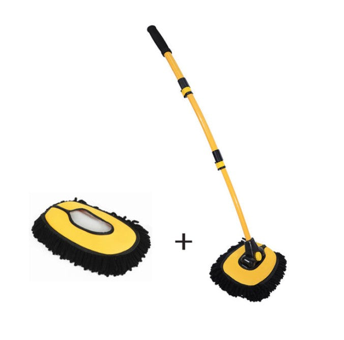 High Quality Telescopic Car Washing Brushes | 2-in-1 Microfiber Mop