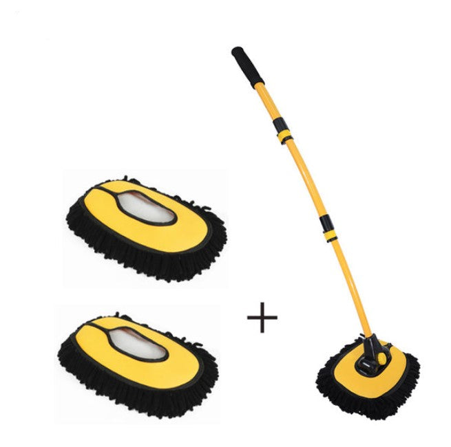 High Quality Telescopic Car Washing Brushes | 2-in-1 Microfiber Mop