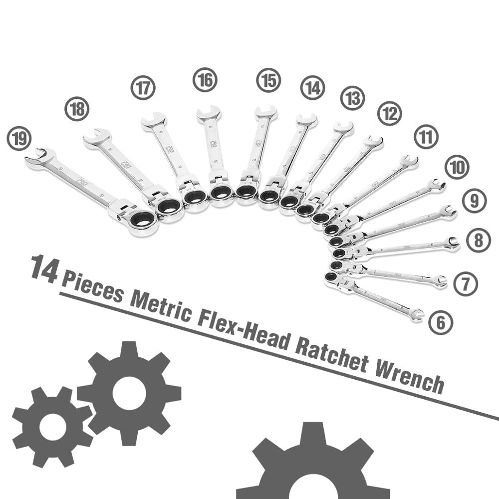PROSTORMER 14PCS Multitool Set | Wrench & Ratchet Spanner Kit