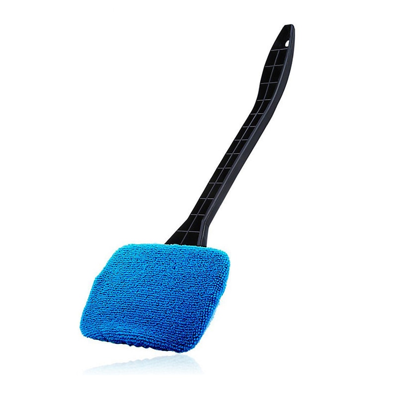 Long Handle Microfiber Car Windscreen Cleaner | Demister Pad Tool