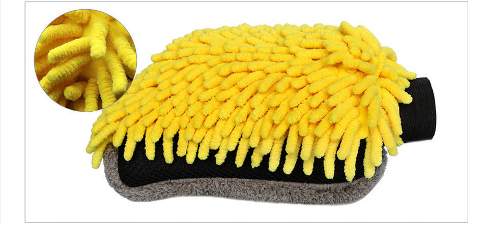 Car Wash Microfiber Chenille Gloves | Scratch-Free Wash Mitt