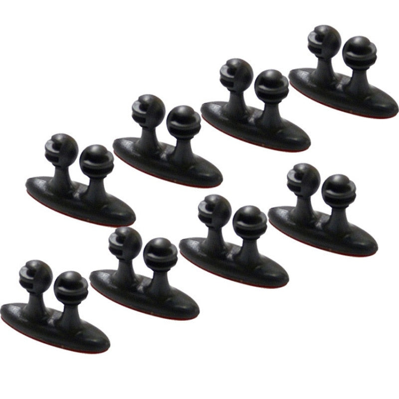 8 Piece Set of Car Cable Organisers