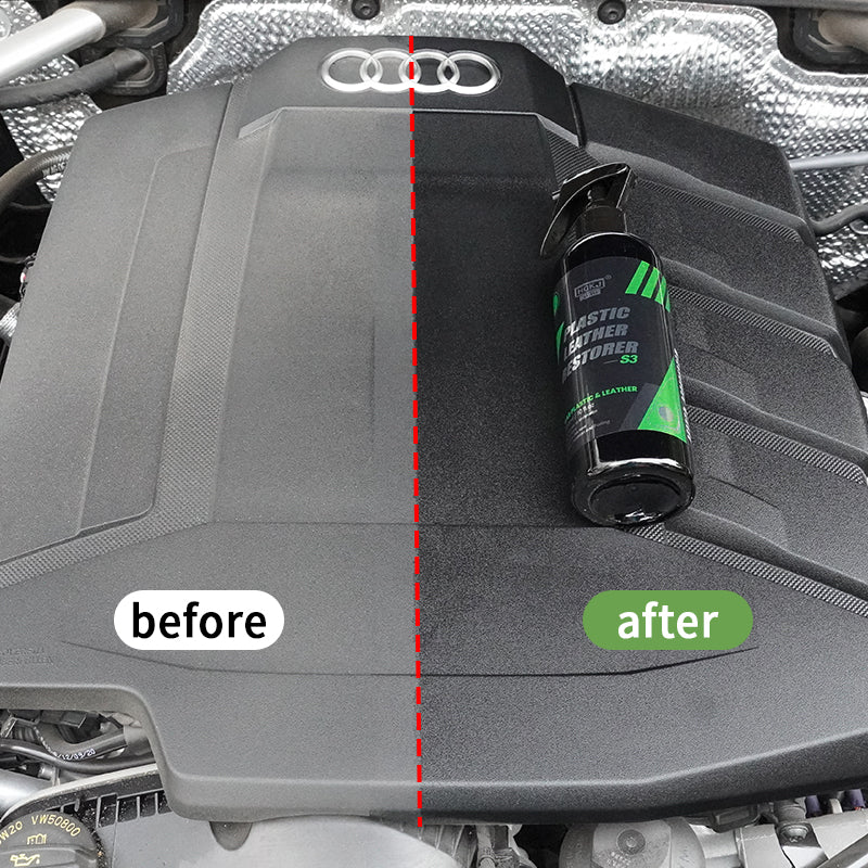 Leather & Plastic Refurbishing Coating Spray | Dashboard Cleaner