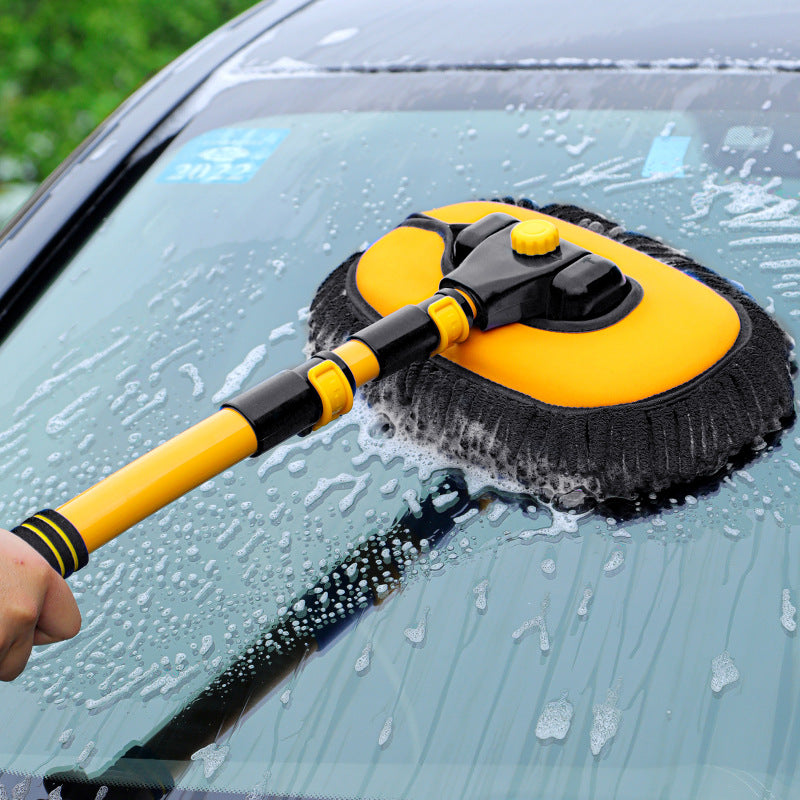 High Quality Telescopic Car Washing Brushes | 2-in-1 Microfiber Mop