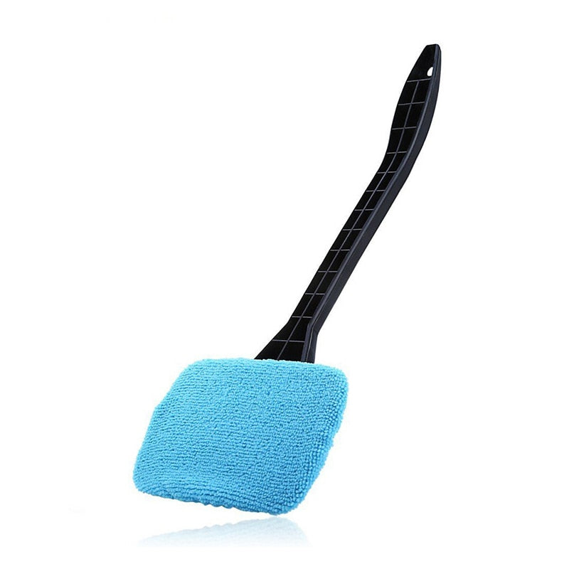 Long Handle Microfiber Car Windscreen Cleaner | Demister Pad Tool