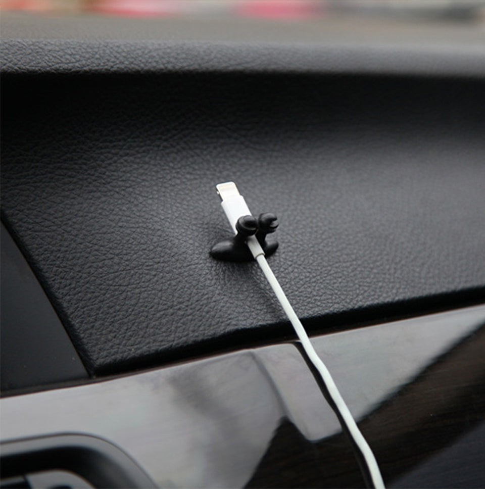 8 Piece Set of Car Cable Organisers