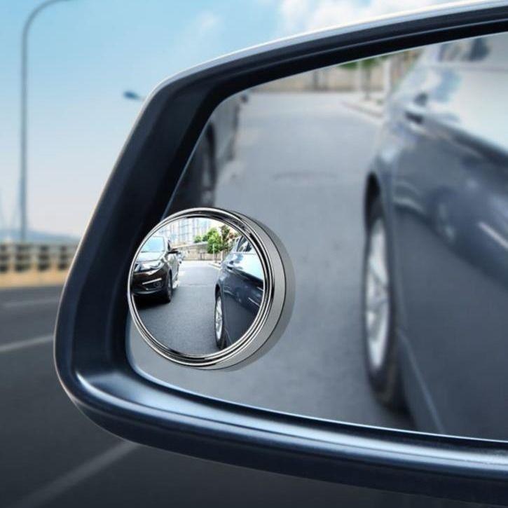BLIND SPOT MIRRORS x2 – Cars, Vans, 360 degree, Convex, Adjustable, Waterproof, Rear View, Road Traffic Safety
