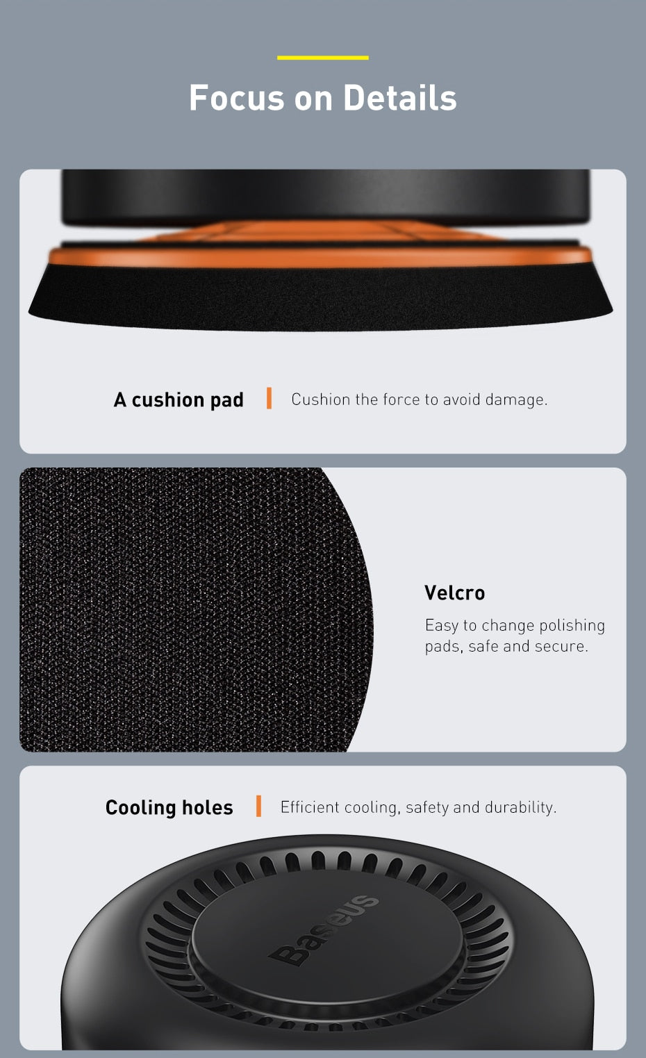 Baseus Wireless Portable Polisher/Buffer