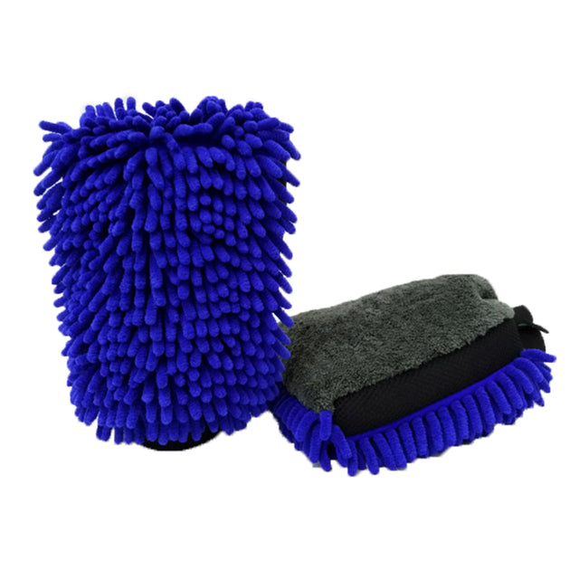 Car Wash Microfiber Chenille Gloves | Scratch-Free Wash Mitt