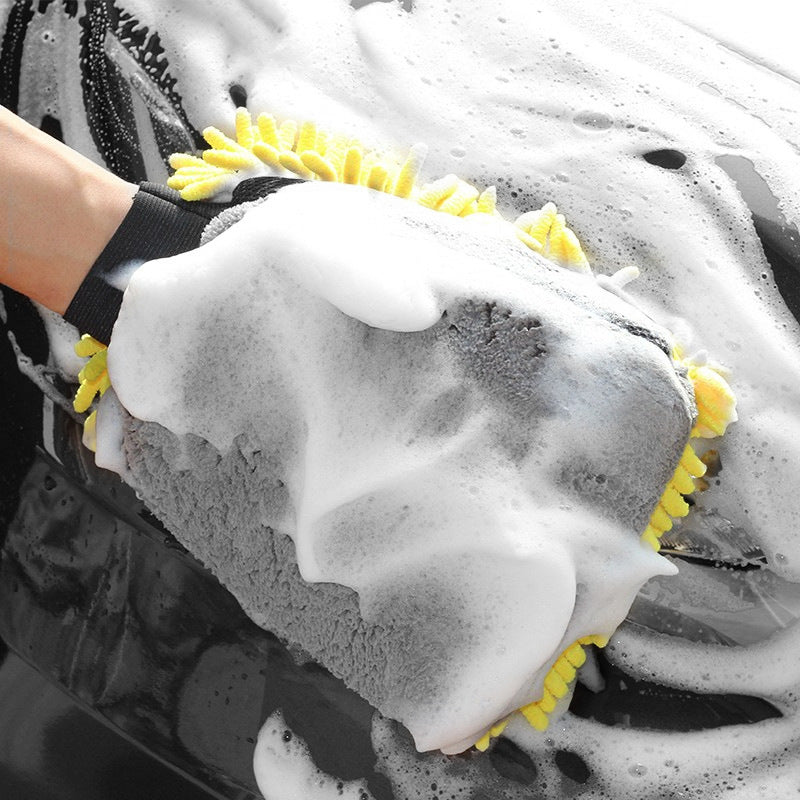 Car Wash Microfiber Chenille Gloves | Scratch-Free Wash Mitt