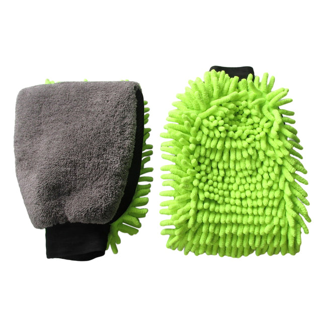 Car Wash Microfiber Chenille Gloves | Scratch-Free Wash Mitt