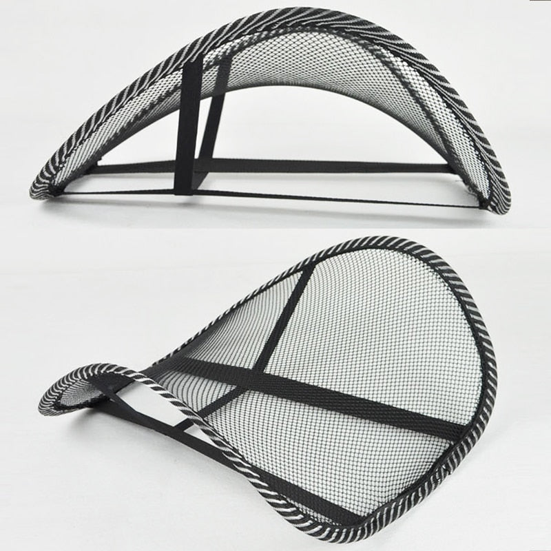 Universal Lumbar Back Support | Mesh Chair & Waist Cushion