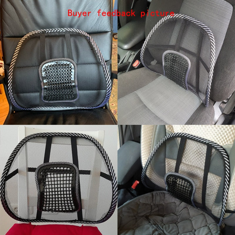 Universal Lumbar Back Support | Mesh Chair & Waist Cushion