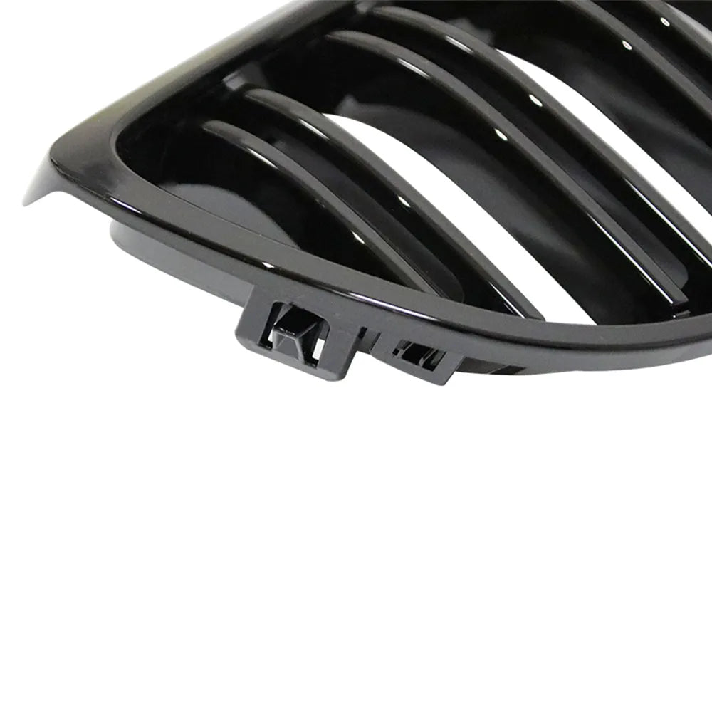 Gloss Black Kidney Grill for BMW E92 E93 M3 | Dual Slat M Style