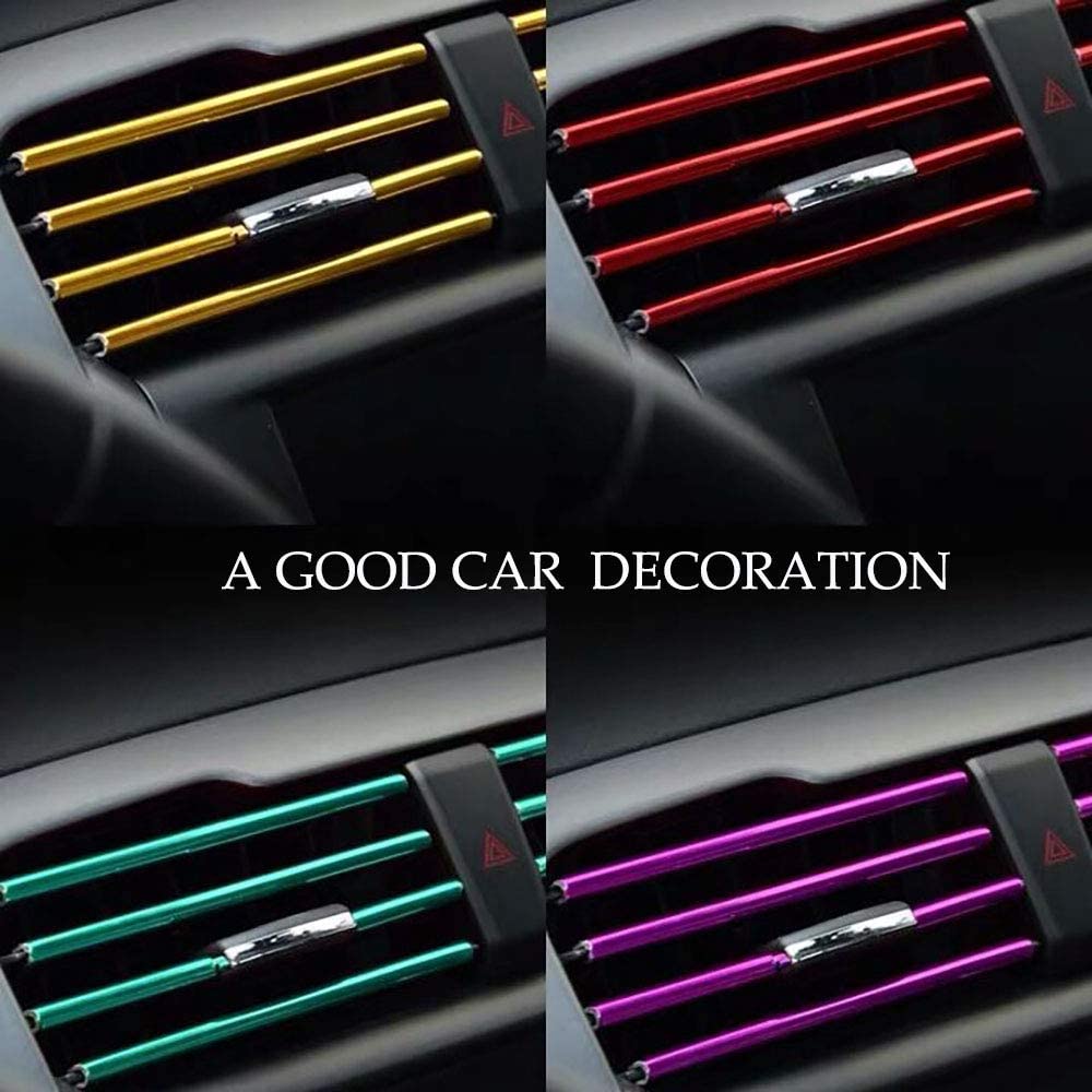 10 Pcs 20cm Car Air Conditioner Vent Trim Strips