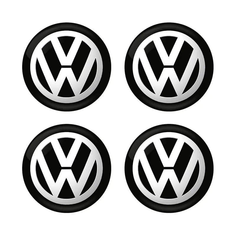 4 Pcs 56mm/64mm Car Wheel Centre Hub Cap Badges