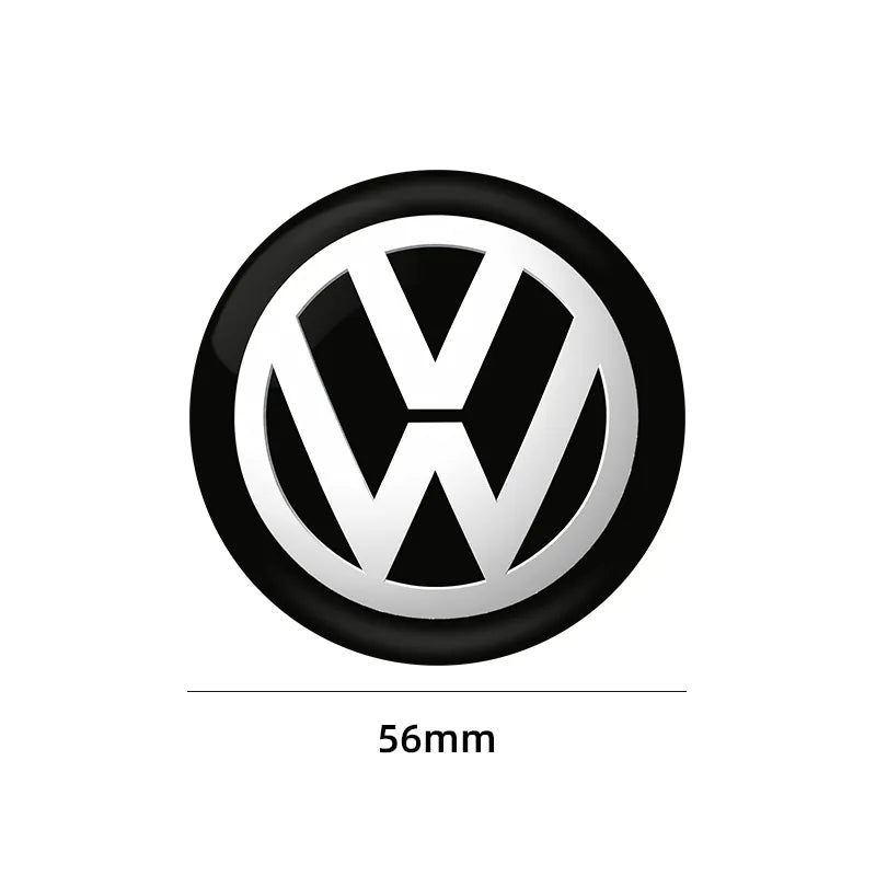 4 Pcs 56mm/64mm Car Wheel Centre Hub Cap Badges