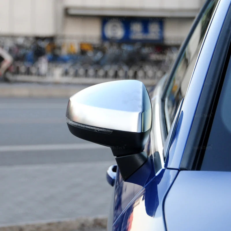 Replacement Wing Mirror Covers for Audi | Carbon Gloss Black & Silver