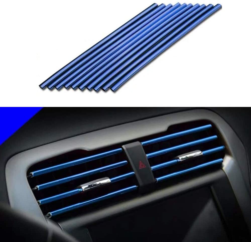 10 Pcs 20cm Car Air Conditioner Vent Trim Strips