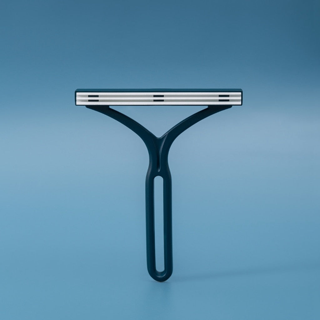 Portable Lint Remover | Cloth Fuzz Shaver with Wooden Handle