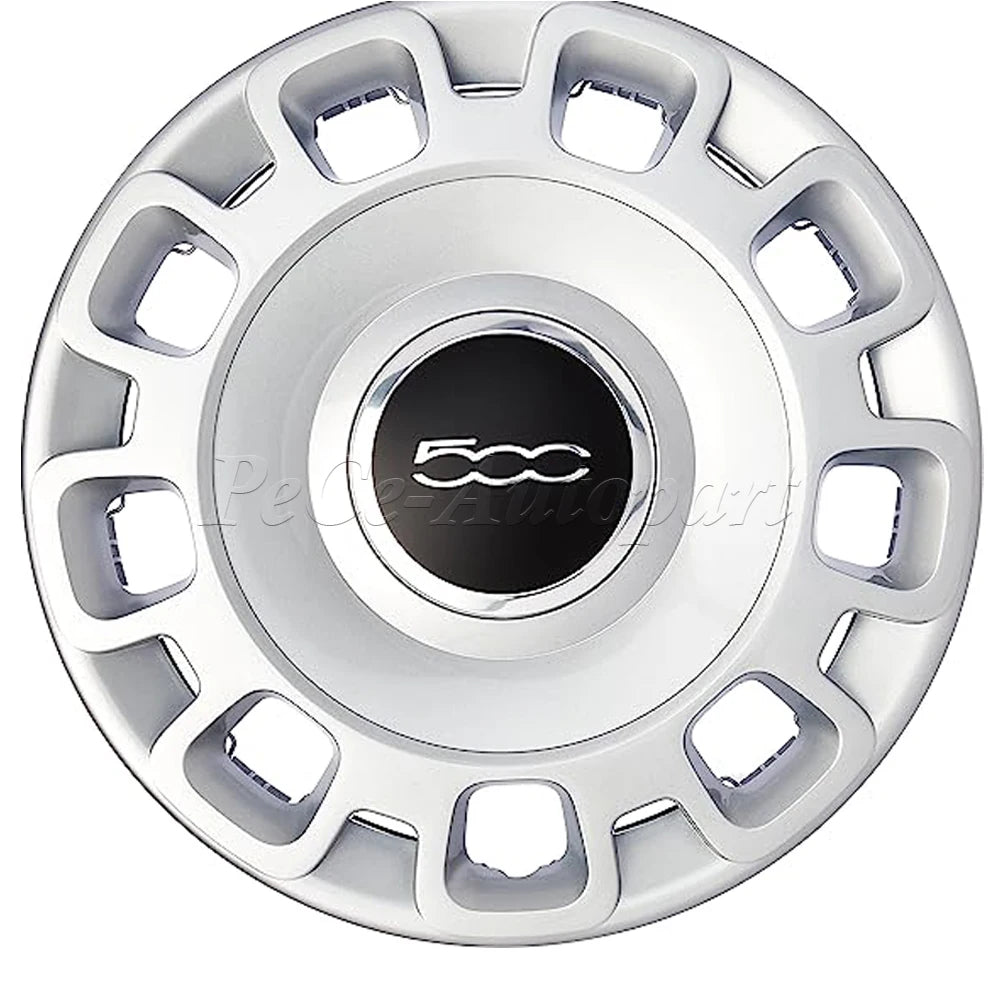 Fiat 500 Hubcap Wheels Centre Caps - 133mm