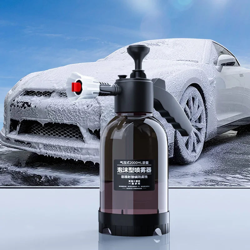 SEAMETAL Car Wash Foam Sprayer | 2L Hand Pump Foam Cannon