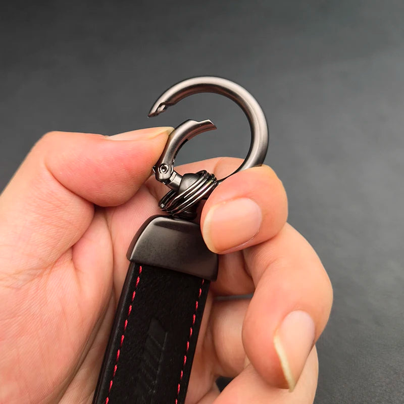 Leather Suede Mercedes AMG Lanyard, Key Ring Buckle For Mercedes Benz A B C E S ML GLK GLE GLS GLC SLK Class G CLASS E63 C63 AMG Keychain Accessory
