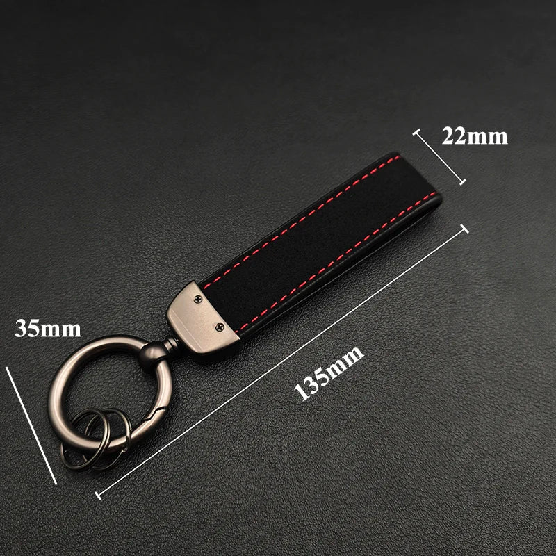 Leather Suede Mercedes AMG Lanyard, Key Ring Buckle For Mercedes Benz A B C E S ML GLK GLE GLS GLC SLK Class G CLASS E63 C63 AMG Keychain Accessory