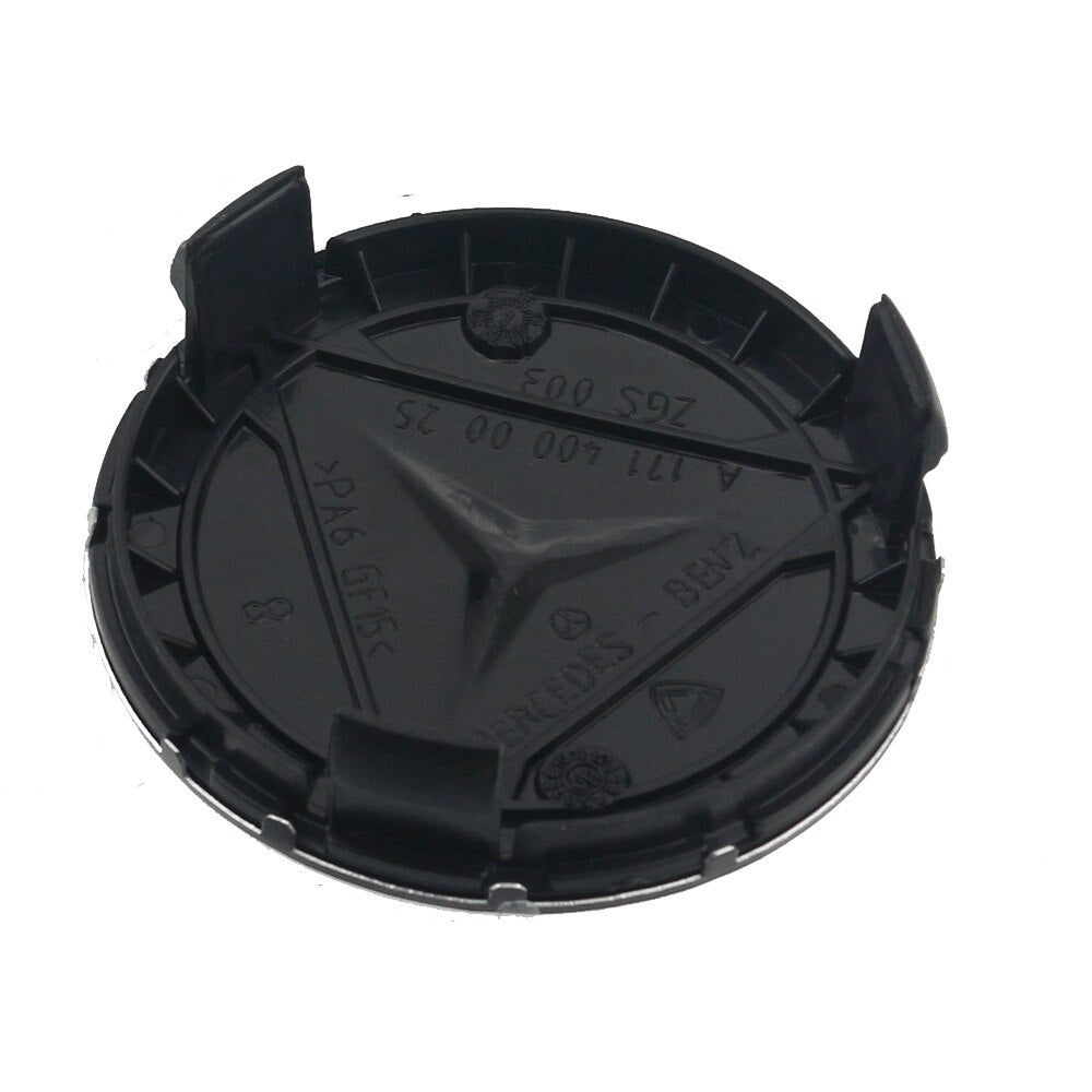4 Pcs 75mm Alloy Wheel Center Caps for Mercedes Benz