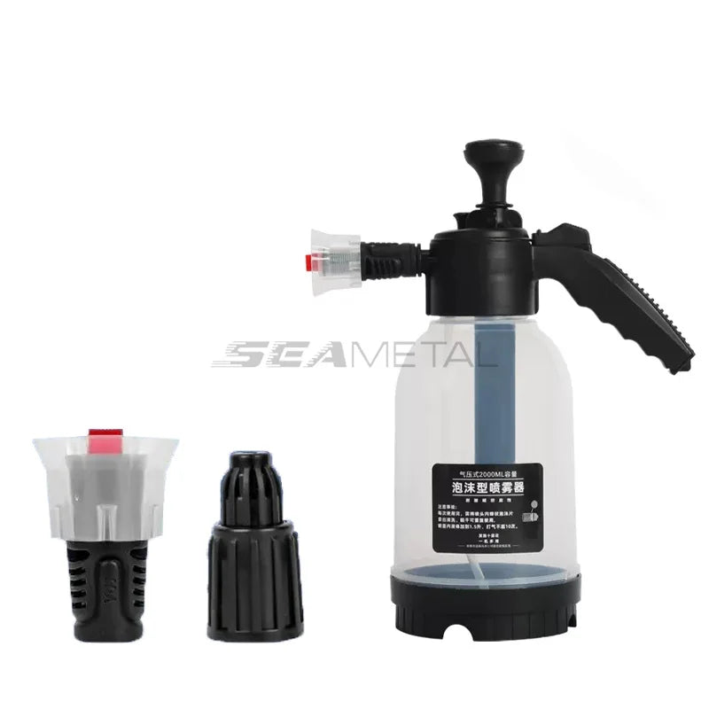 SEAMETAL Car Wash Foam Sprayer | 2L Hand Pump Foam Cannon