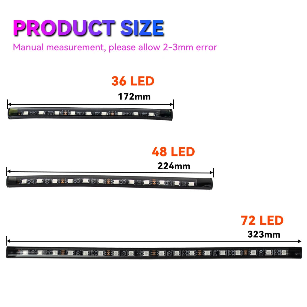Universal Neon LED Car Interior Lights | Ambient Footwell Lighting