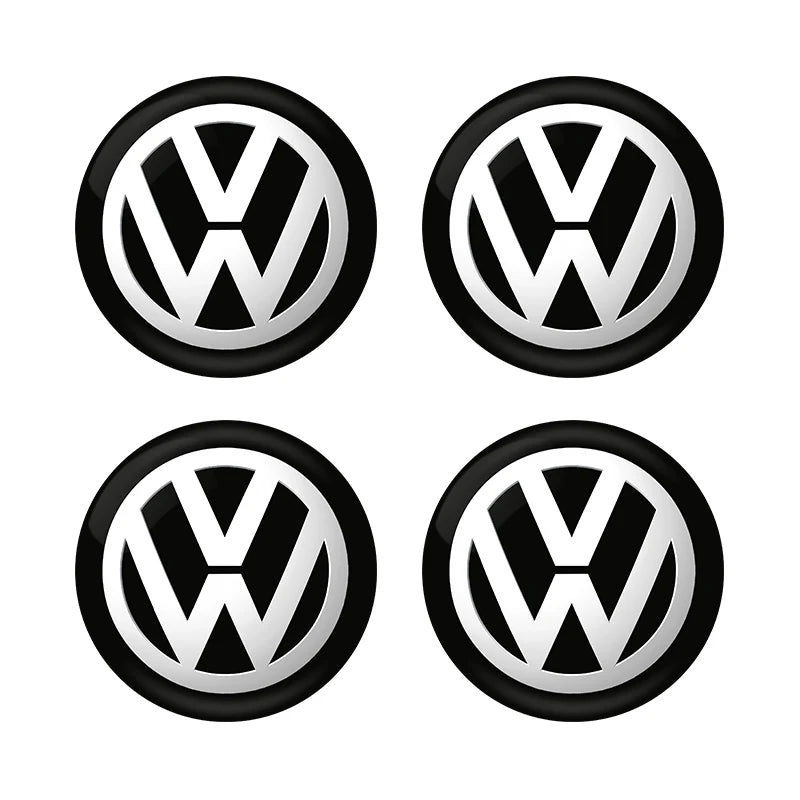 4 Pcs 56mm/64mm Car Wheel Centre Hub Cap Badges