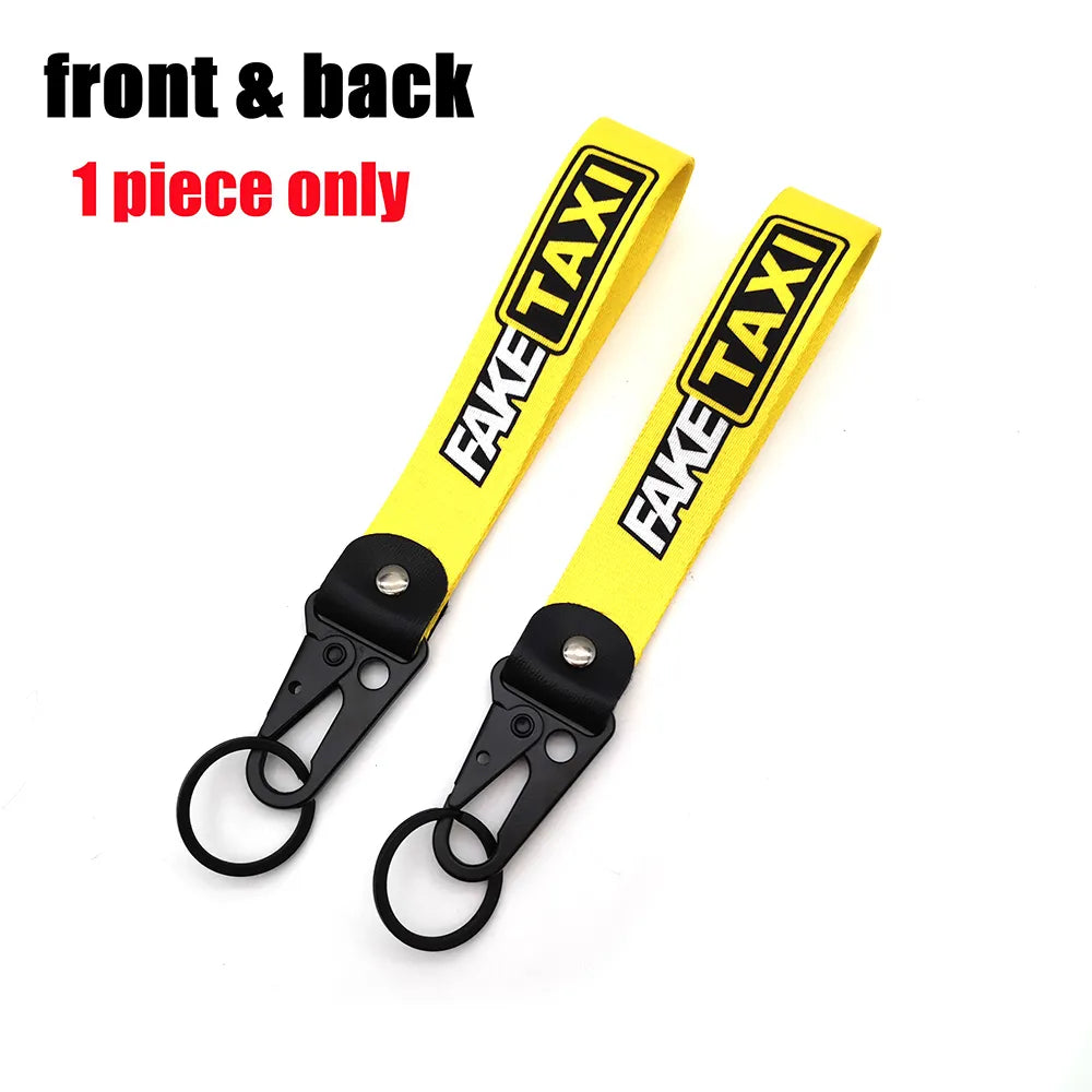 JDM Style Car Keychain | Low Life Fake Taxi Key Tag