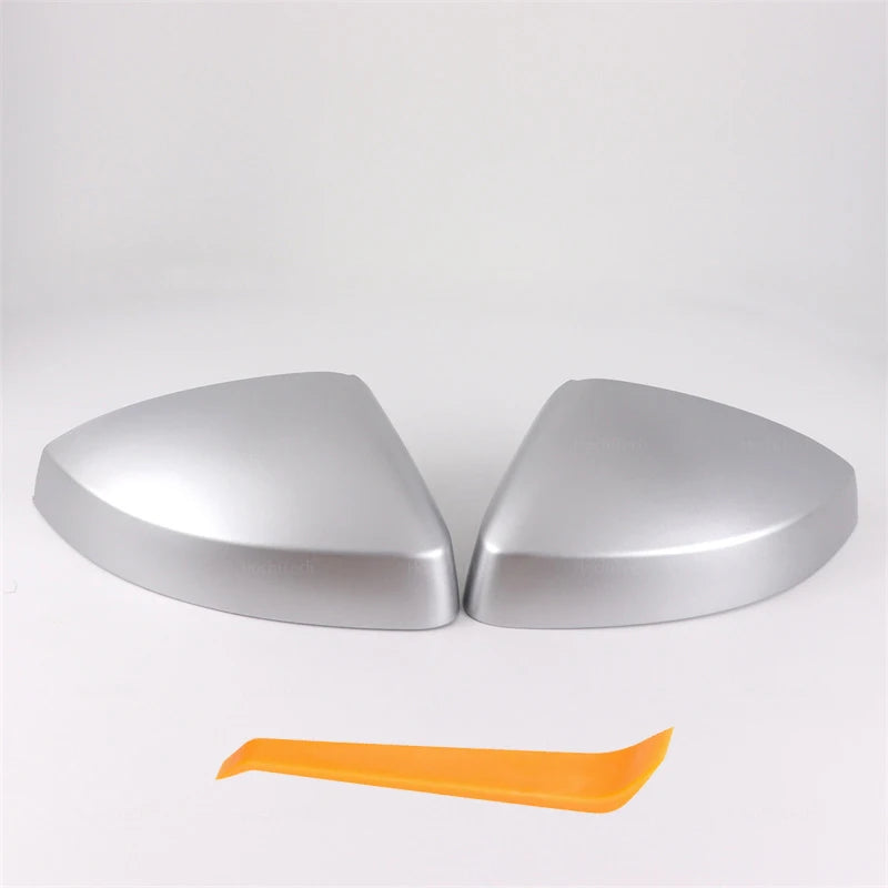 Replacement Wing Mirror Covers for Audi | Carbon Gloss Black & Silver