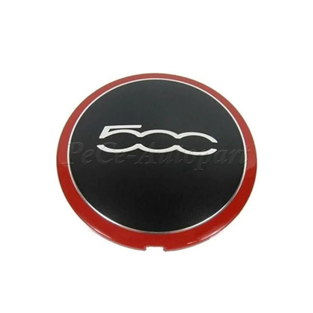Fiat 500 Hubcap Wheels Centre Caps - 133mm