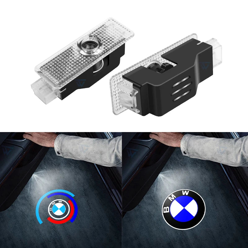 BMW DOOR LIGHTS - Welcome logo - Shadow light Projector Lamps For BMW E90 E91 E92 E93 E60 E61 F10 F07 E63 E64 F12 F13 F30 E87