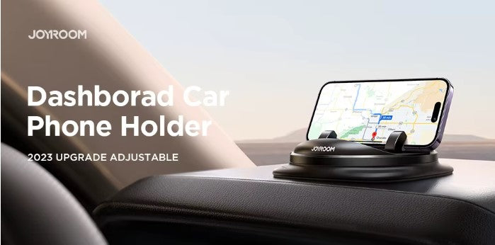 Joyroom Universal Dashboard Car Phone Holder Upgraded Reusable Silicone Phone Mount for Car Dash Anti-Slip Pad Mat Phone Holder