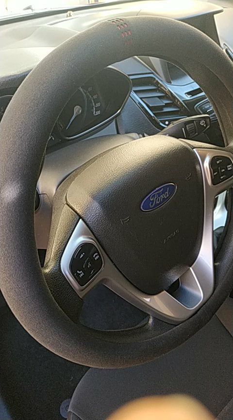 Universal Suede Leather Steering Wheel Cover | Anti-Slip 15inc