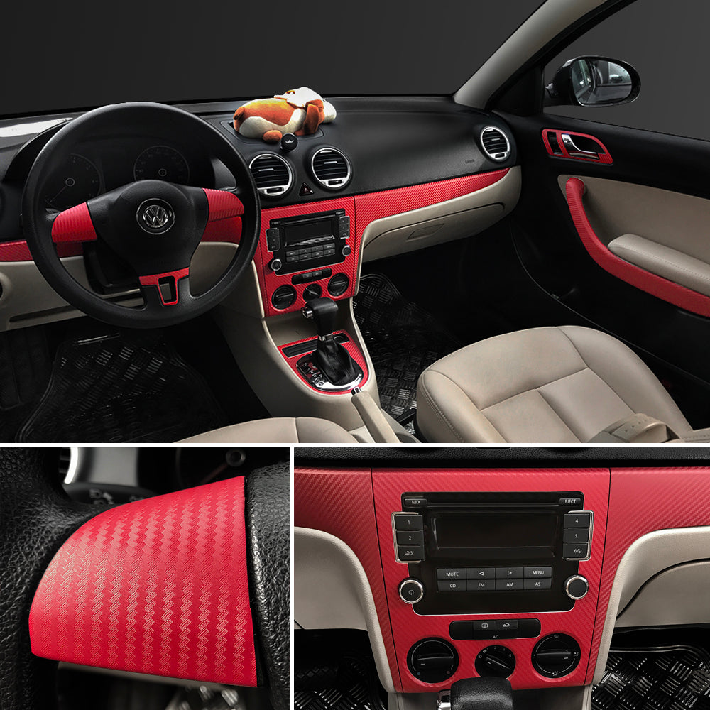 Carbon Fibre Vinyl Wrap Roll | Self-Adhesive Sticker for Cars