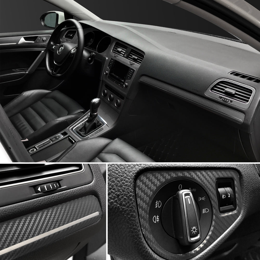 Carbon Fibre Vinyl Wrap Roll | Self-Adhesive Sticker for Cars