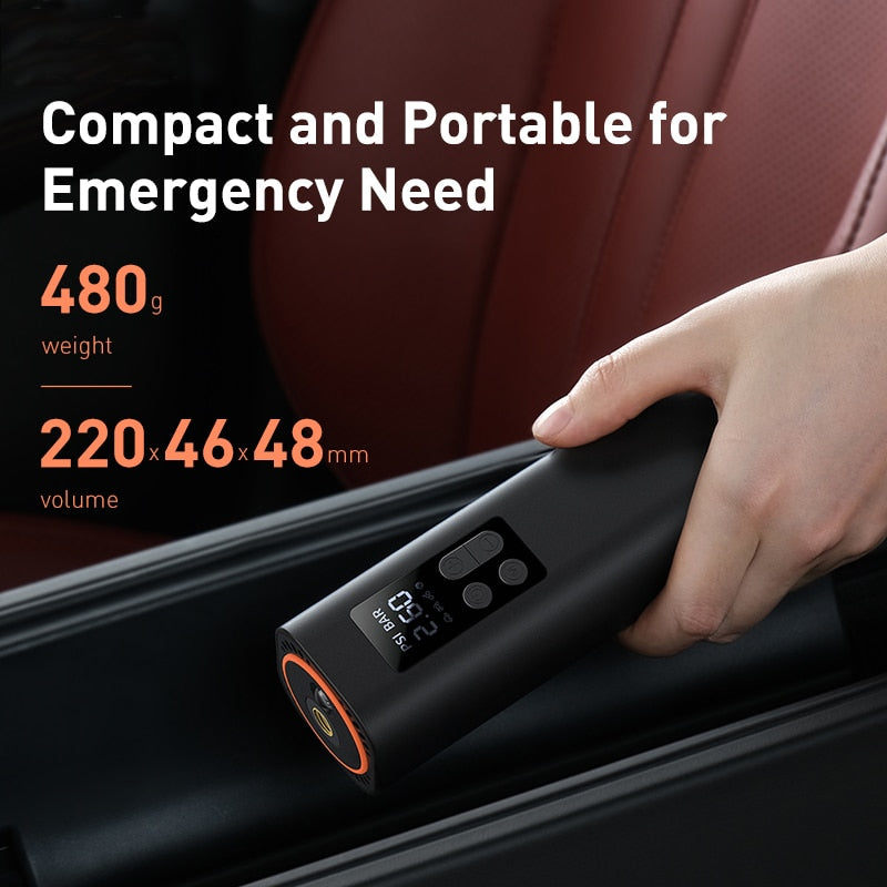 Baseus 12V Portable Digital Tyre Inflator Pump