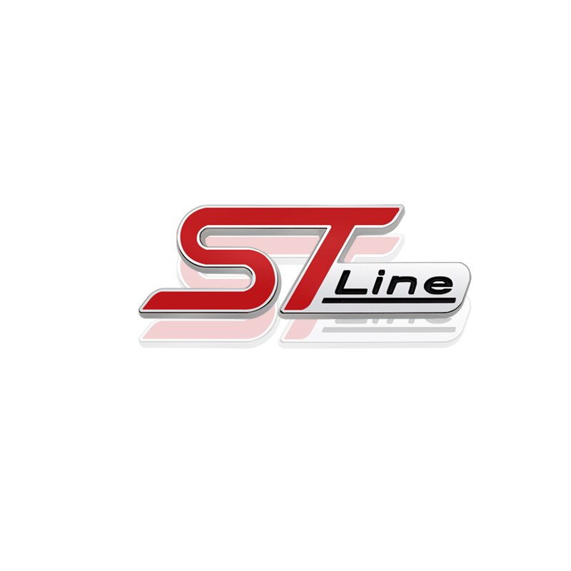 D ST Line Grille Emblem | Rear Trunk Car Badge