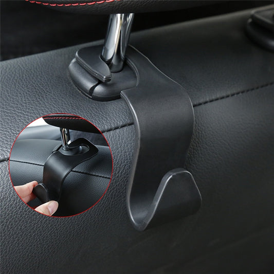 Universal Car Headrest Hooks | Seat Hanger Organizer