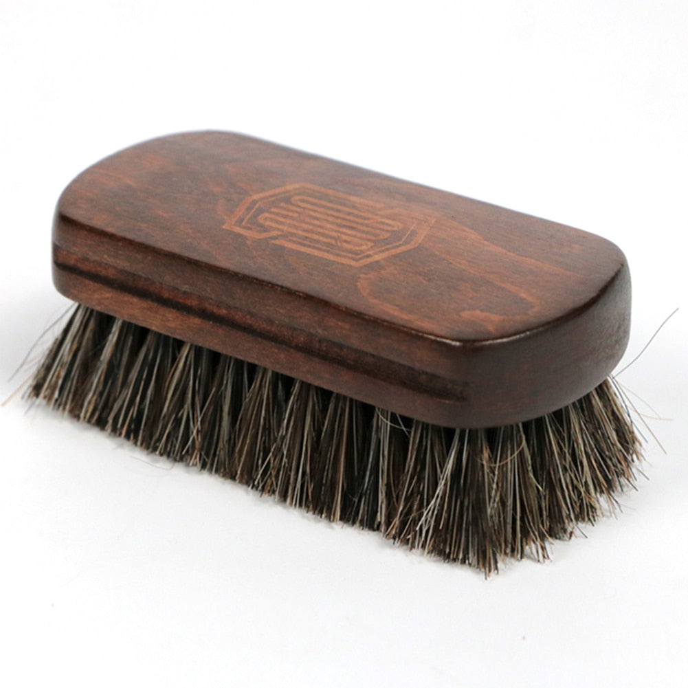 Horsehair Leather Textile Cleaning Brush for Car Interior