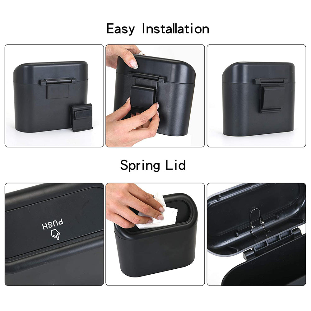 Universal Vehicle Mini Garbage Bin | Waterproof & Leak Proof